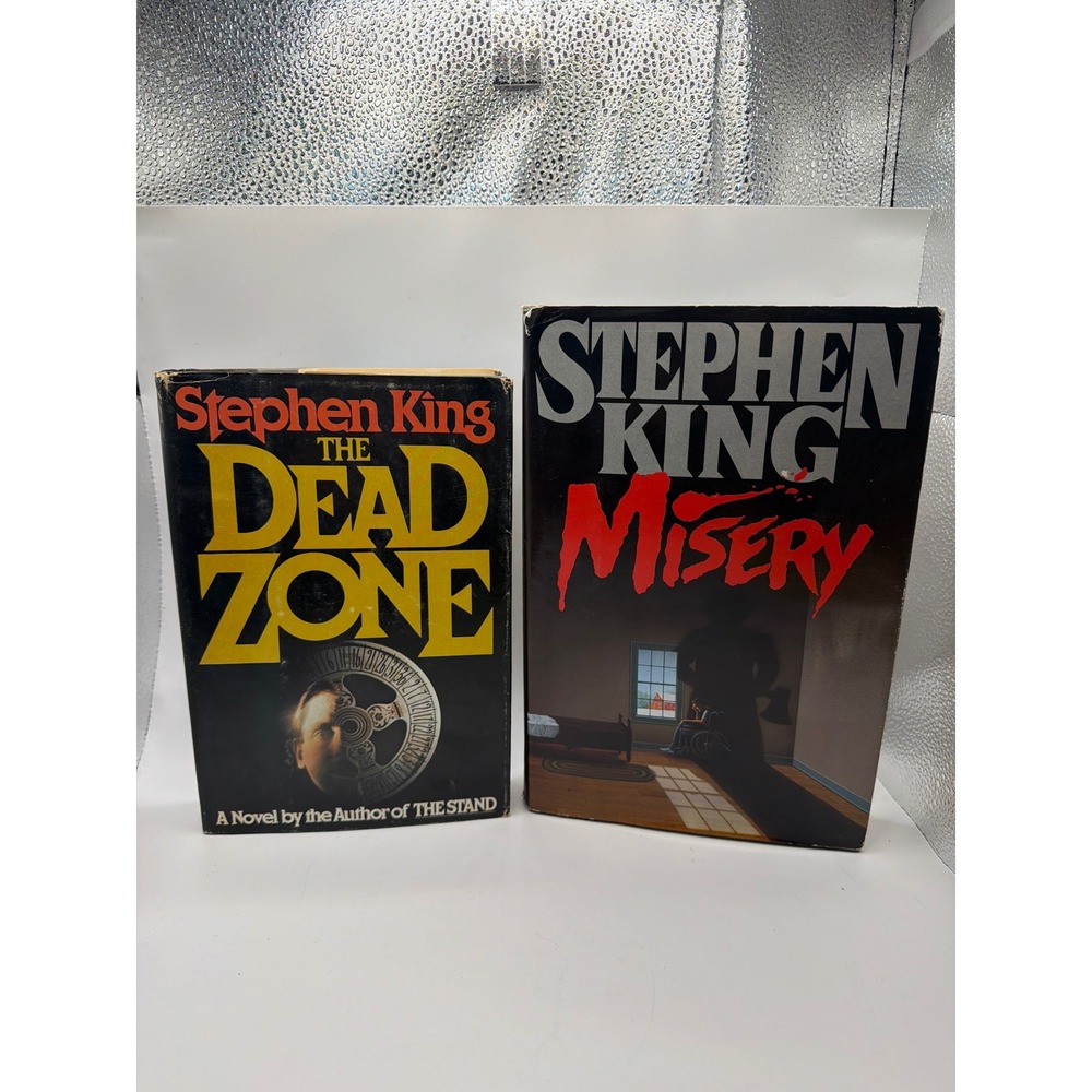 Stephen King The Dead Zone & Misery Hardcover Book Set 1st Edition Book Club